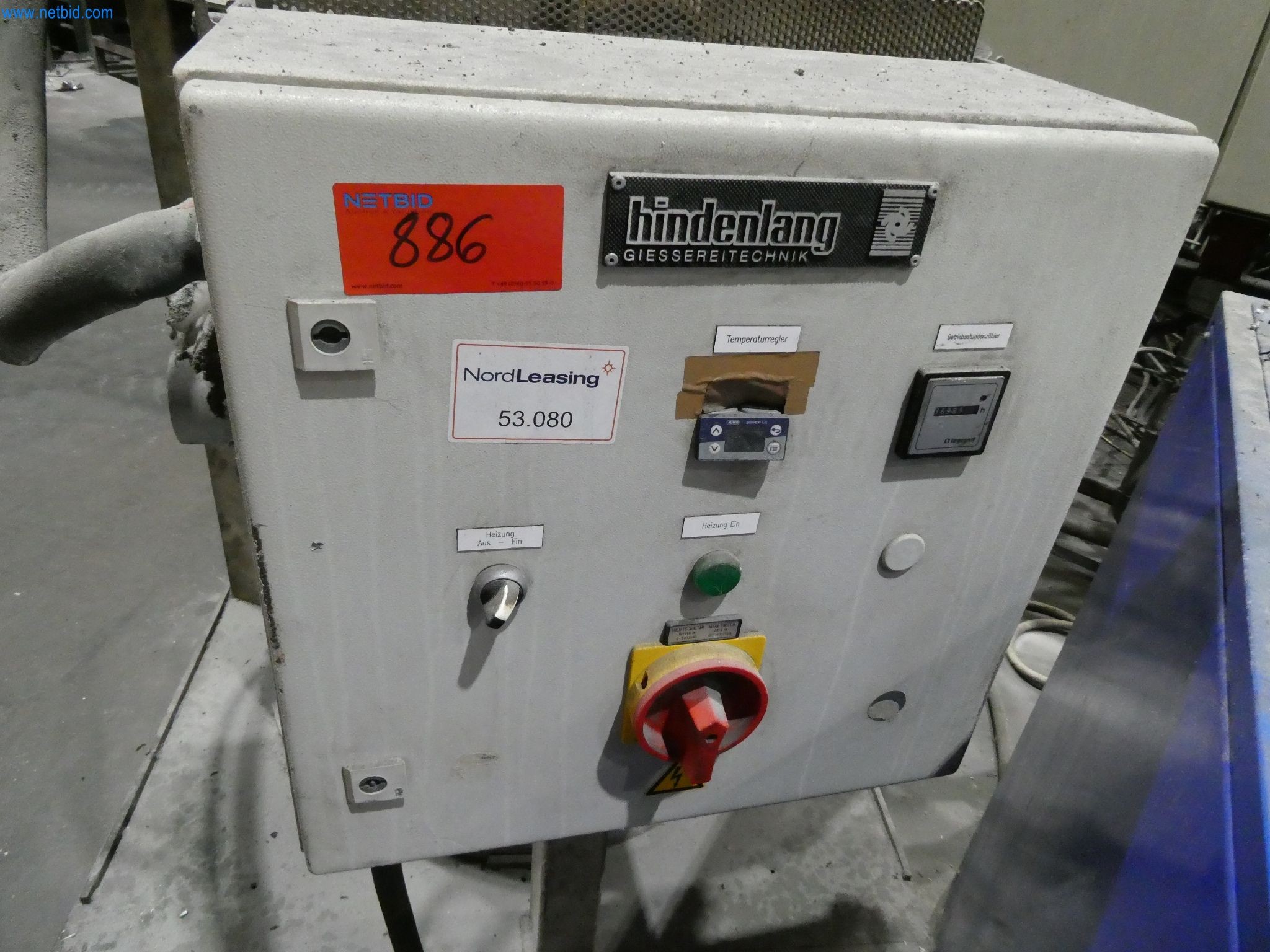 Tiegel-Vorwärmstation Hindenlang PHE-1000/500